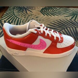 Nike Kids' Air Force 1 Low - Orange and Pink